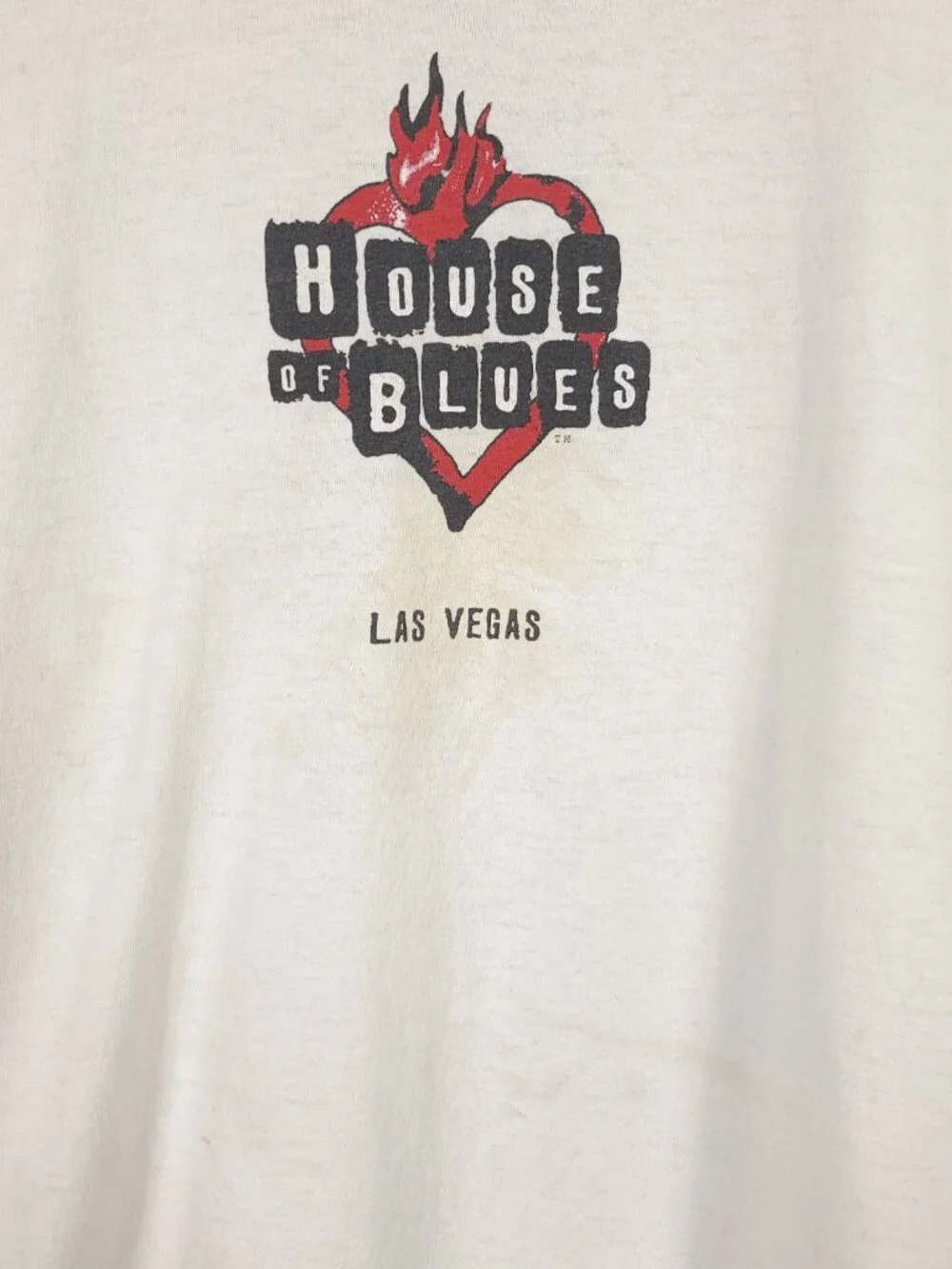 House of Blues Las Vegas Vintage Crew Neck Tee - Picture 2 of 9